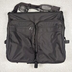Briggs & Riley Baseline Black Ballistic Nylon Bi-Fold Garment Bag Travel